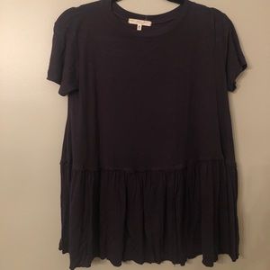 Urban Outfitters Loose Peplum T-Shirt